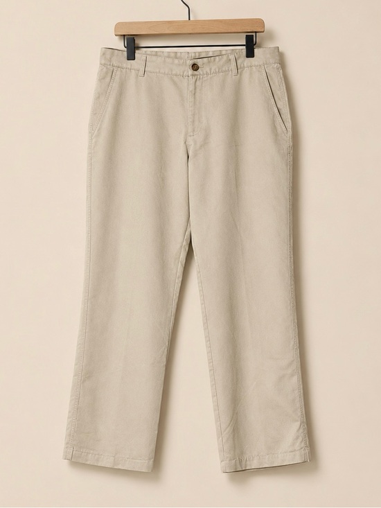 adidas Other - Adidas ClimaLite Mens Golf Pants Beige Khaki Flat Front Performance 34x32